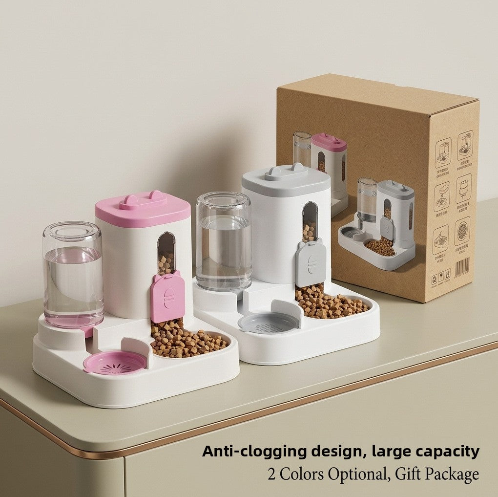 Automatic Pet Feeder and Water Dispenser