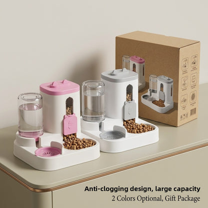 Automatic Pet Feeder and Water Dispenser