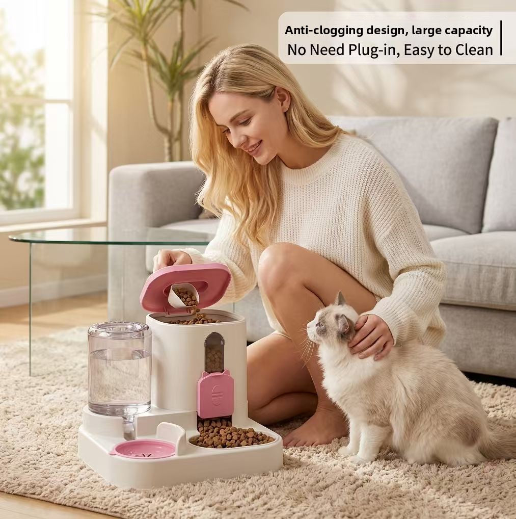 Automatic Pet Feeder and Water Dispenser