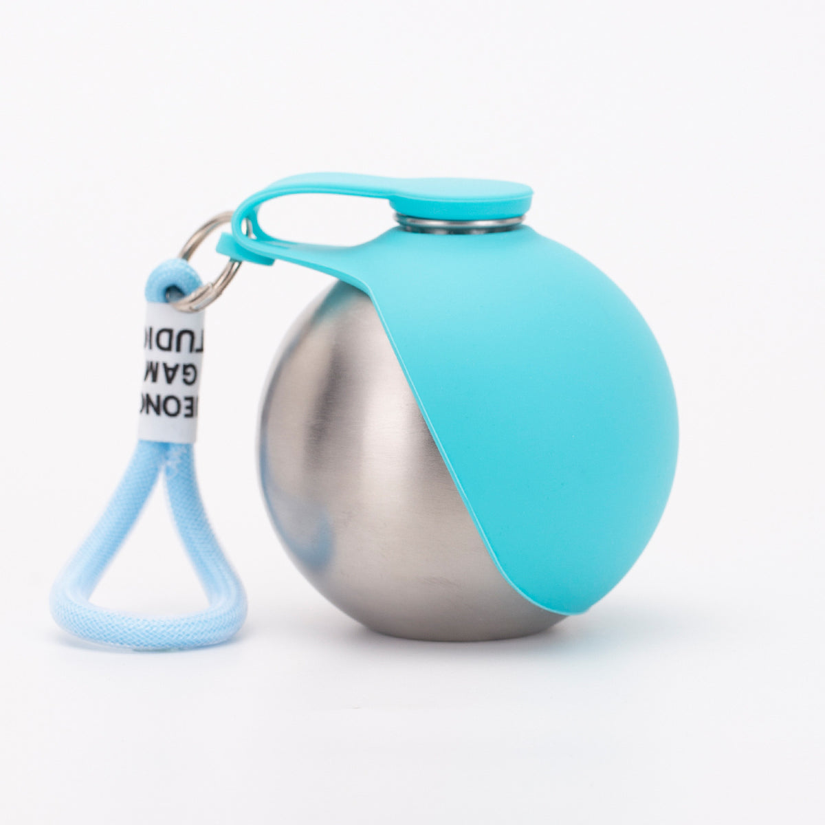 Pet Supplies Botella portátil para perros de agua de acero inoxidable 304 diseño plegable